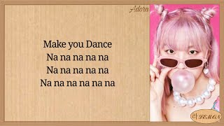 ADORA MAKE U DANCE (feat. EUNHA) Easy Lyrics