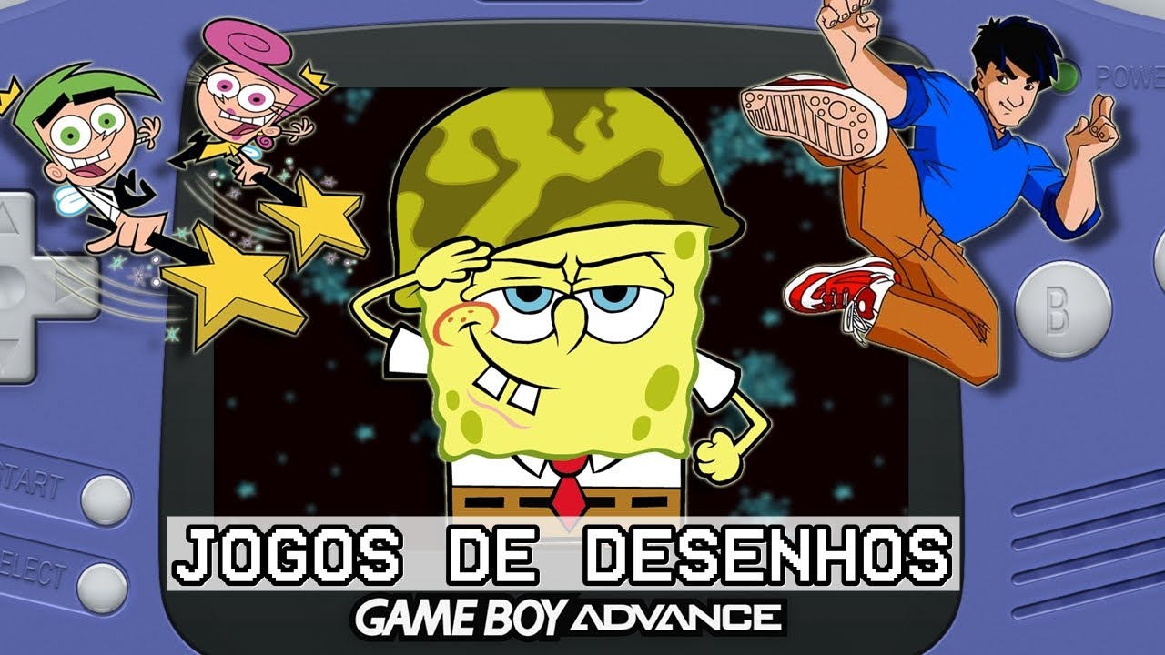 10 JOGOS DE DESENHOS ANIMADOS NO GAME BOY ADVANCE! 