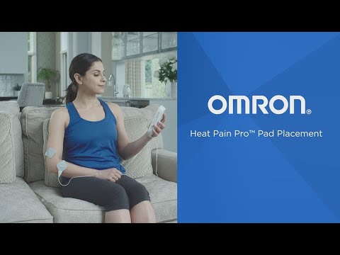 Omron Heat Pain Pro TENS Gel Pad Placement