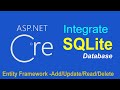 Asp.net Core working with  SQLite Database