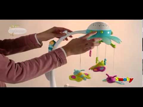 Мобиль музыкальный на кроватку "Цветок" от cotoons