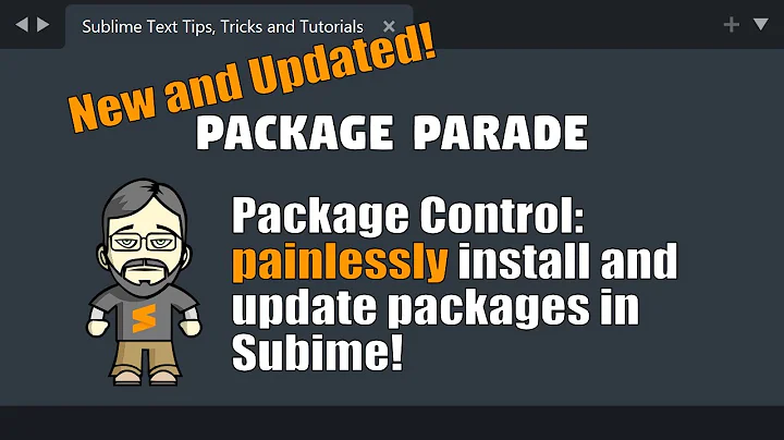 [PPR08] How to painlessly install and update packages using Package Control