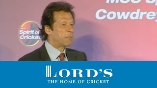 Imran Khan talks about the West Indies & fair play in cricket