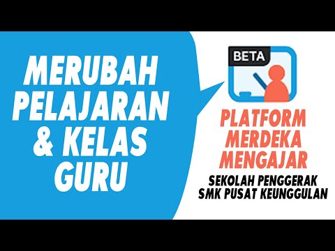 Cara Edit Pelajaran & Kelas Guru di Platform Merdeka Mengajar Setelah Login