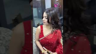মন্দিরার লাল শাড়ি লুকে চোখ আটকে গেল সবার! | Mondira Chakroborty | Katha Entertainment