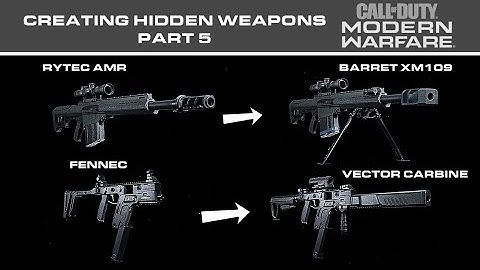 Modern Warfare Warzone - Creating Hidden Weapons Part 5