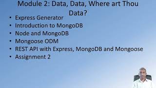 Server Side Development with NodeJS, Express and MongoDB