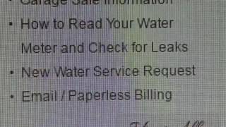 City of Deer Park utility bill - Convenient payment options