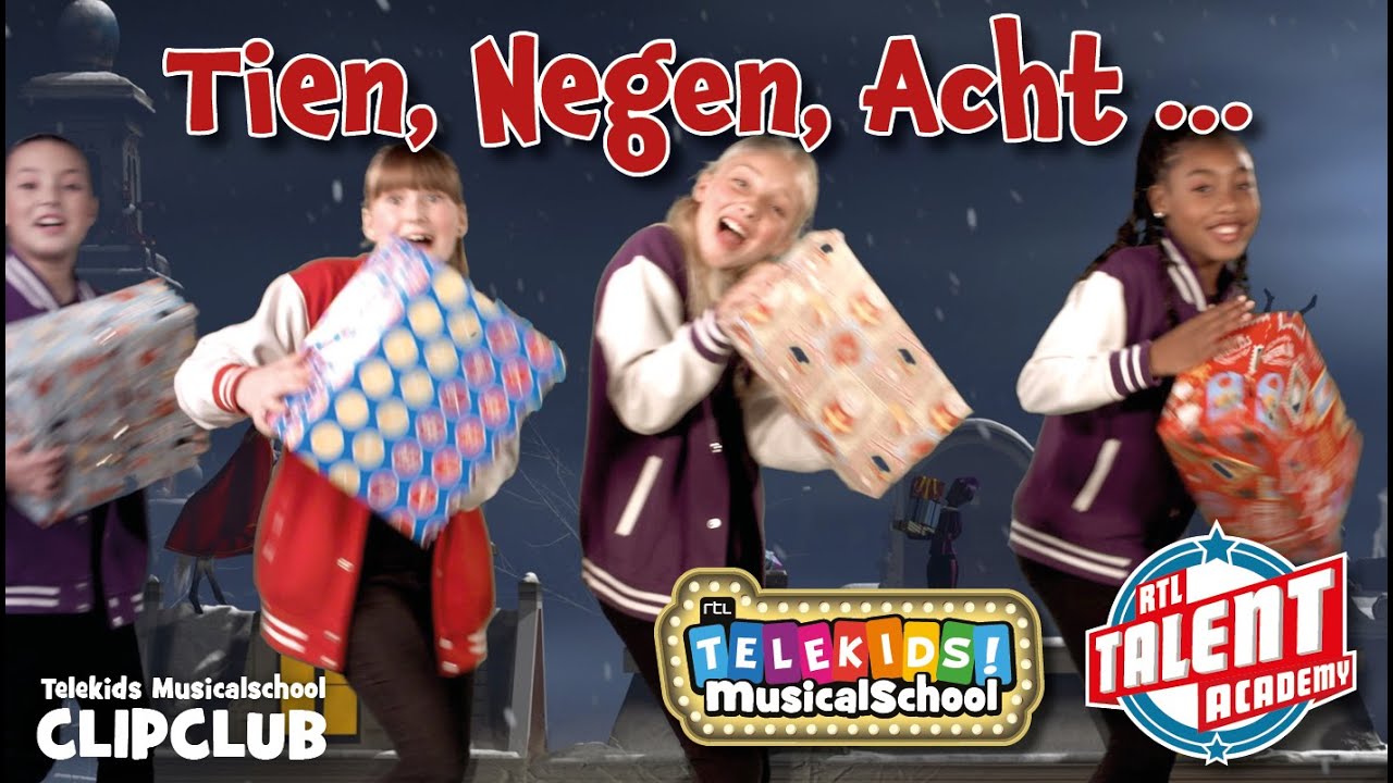 Tien, Negen, Acht… Telekids Musicalschool ClipClub Sinterklaas