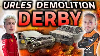 THE ULTIMATE DEMOLITION DERBY RACE WITH MY FRIENDS  Last one driving wins!  no rules  total chaos