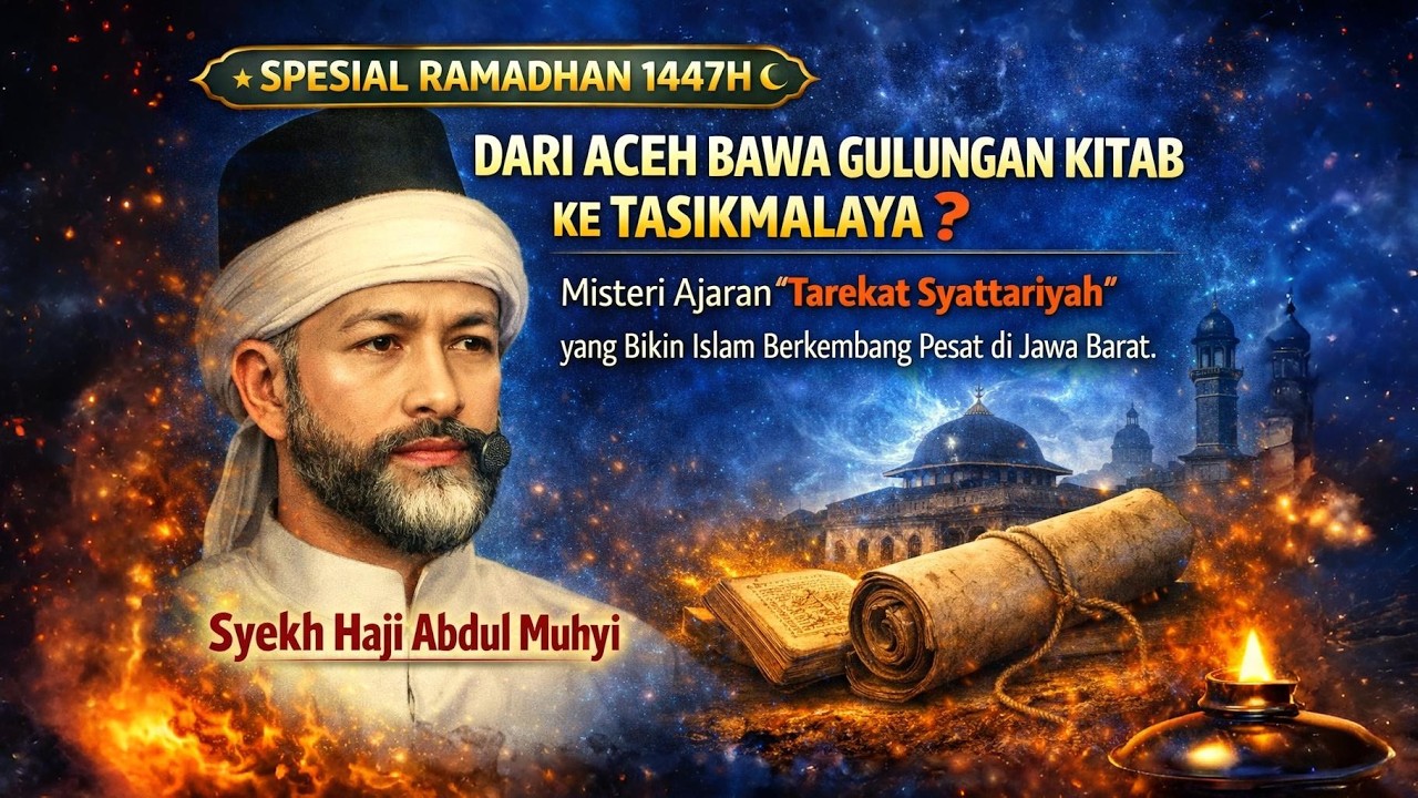 MEMBAWA GULUNGAN KITAB KE TASIKMALAYA ❓ Ajaran 'Tarekat Syattariyah' Buat Islam Berkembang di Jawa