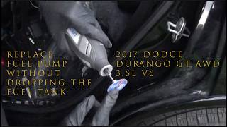 How to REPLACE Fuel Pump on a 2017 Dodge Durango GT AWD 3.6L WITHOUT dropping the TANK❗ 🤯