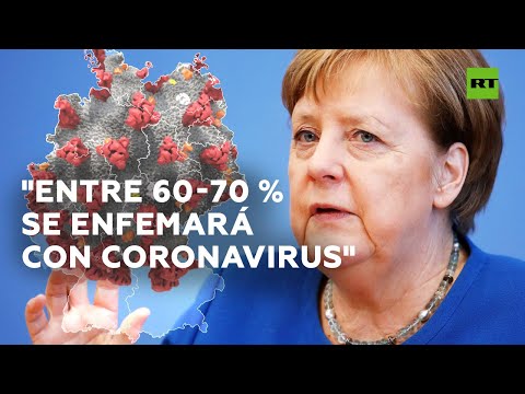 Merkel: El coronavirus puede afectar al 60 – 70 % de la población alemana