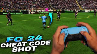 FC 24 Cheat Code Shot Tutorial - Score Every time (EA SPORTS WILL PATCH IT) Wealth