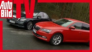 Skoda Superb vs Mercedes E-Klasse (2016) - Zwei ungleiche Gegner