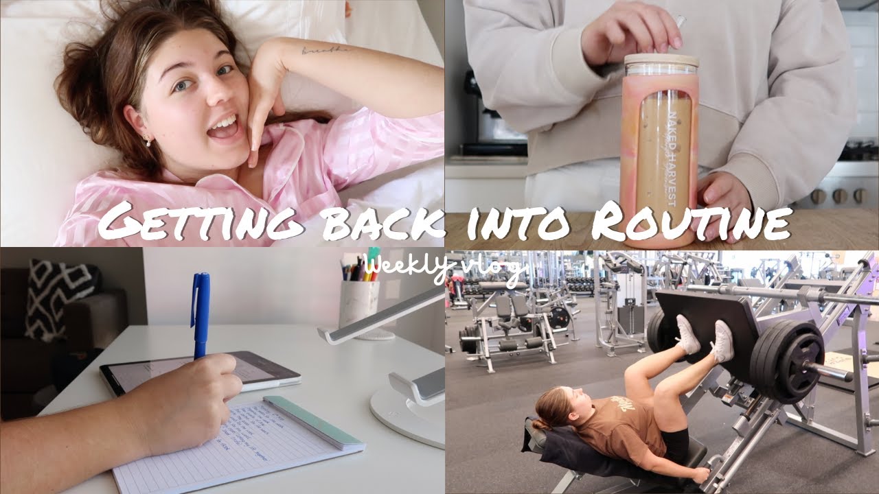 Getting back into routine | healthy habits + setting boundaries - YouTube