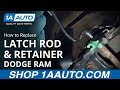 How to Replace Hood Latch Rod Retainer 2002-08 Dodge Ram