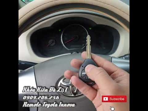 Programming Remote Key Toyota Innova - YouTube