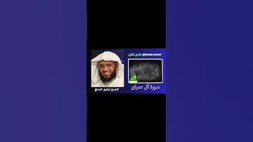 الشيخ توفيق الصايغ ( سورة آل عمران )