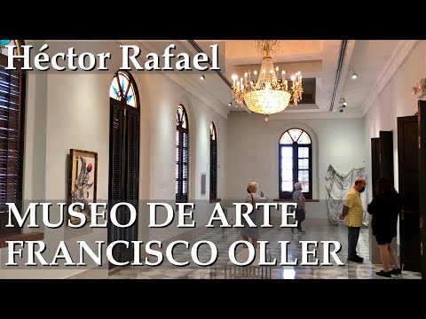 Artist Héctor Rafael at Museo de Arte Francisco Oller in Bayamón, Puerto Rico 2021 - 2022