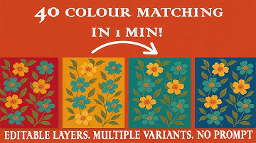 Create Multiple Color Variations from PSD – Instant Recolor in Editable Layers!