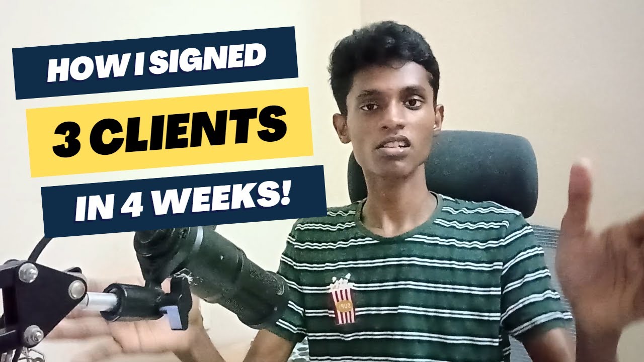 How I signed my first SMMA clients - YouTube