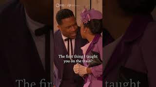 Leslie Odom, Jr. prepares TONY WINNER Kara Young to become Cousin Bee in #PurlieVictorious Leslie Odom, Jr. prepares TONY WINNER Kara Young to become Cousin Bee in #PurlieVictorious