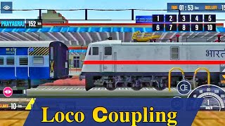 loco coupling in indian train || Indian Railways || Loco Coupling