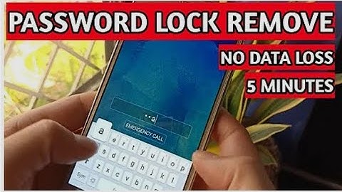 Password lock Remove Any Samsung Mobile without Data Loss @TechnicalTanty