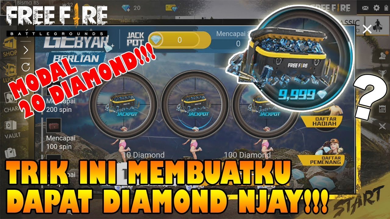Spin Gebyar Berlian Pakai Trik Ini Dapat Diamond Njay Free Fire Indonesia