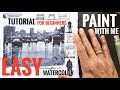 Very easy watercolor tutorial for beginners 2022