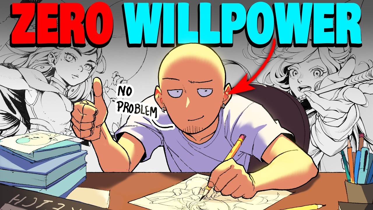 How I draw every day without discipline ✏️, on YouTube