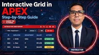 Oracle APEX Interactive Grid Report (IR) | Step-by-Step Guide