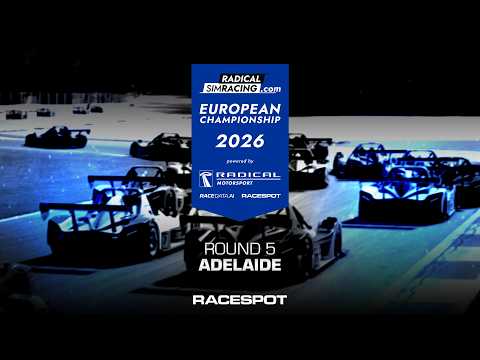 Radical SimRacing European Championship on iRacing | Round 5 at Adelaide