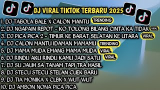 Album Lagu Dj Viral Tiktok Terbaru 2025 Dj Tabola Bale Dj Calon Mantu djviraltiktok2025
