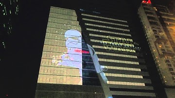 Globe brings STAR WARS 3d projection mapping show