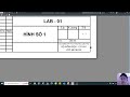 BÀI 7: XUẤT BẢN VẼ LAYOUT TRONG MÔI TRƯỜNG AUTOCAD