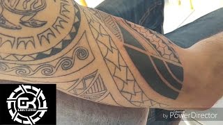 Maori tattoo #1 part 1 - Tattoo time lapse