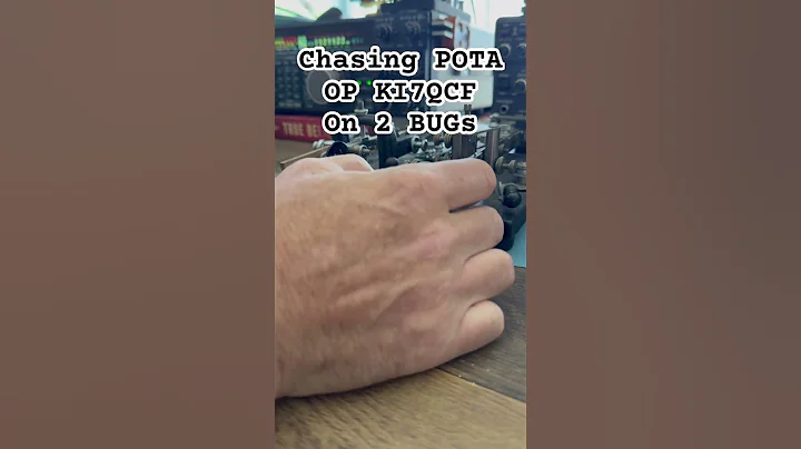 Chasing POTA OP KI7QCF on 2 BUGs #cw #pota #morsecode #hamradio