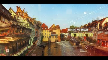 Modern Squares Parallax Slideshow | After Effects template