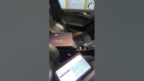 Audi A4 in today for a Gearbox remap after having our stage one remap.