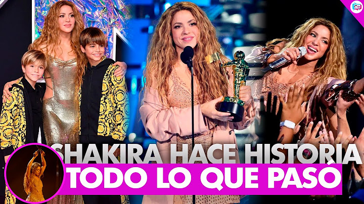 Asi fue la presentación de Shakira en los  MTV Awards  2023. Shakira sorprende a todos.