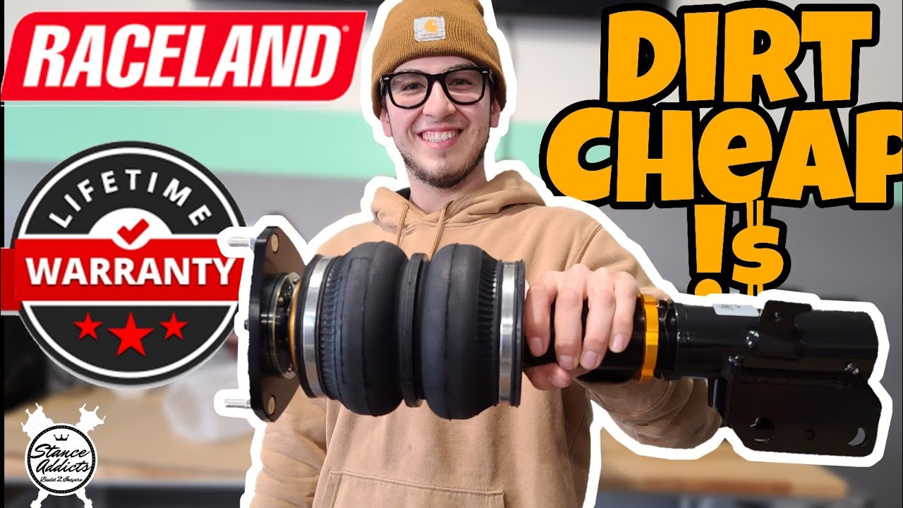 Raceland air struts for Subaru YouTube