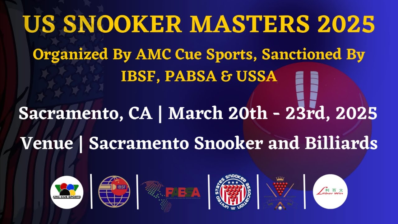 US Snooker Masters 2025 | Group Stage | Sacramento Snooker and Billiards | OX Promotions