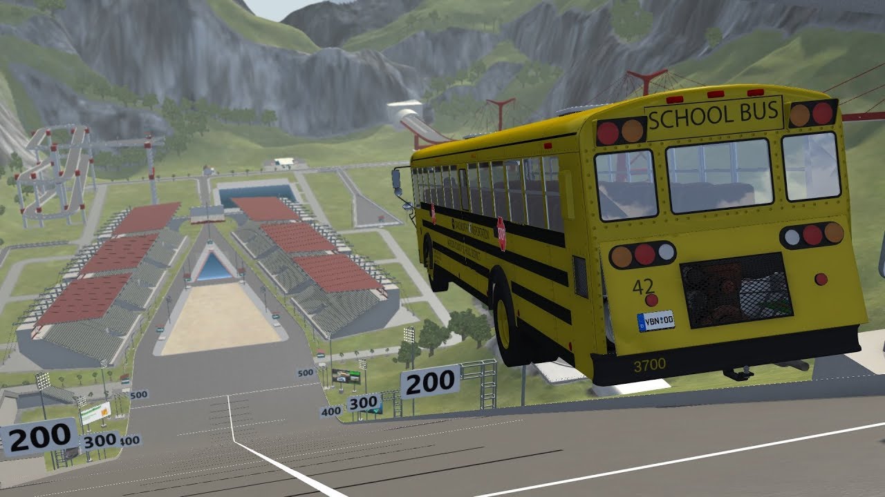 Car Jump Arena: Trucks and Buses Edition | BeamNG.drive