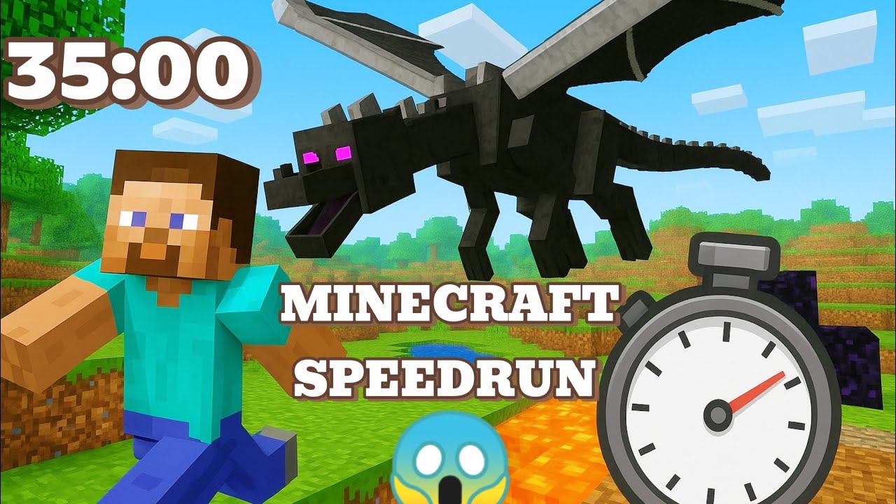 Minecraft Speedrun Madness ⏱️ | Can I Beat the Game Fast Enough? - YouTube