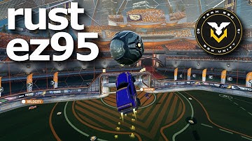 RUST EZ95 is a FAN FAVORITE (SSL 2v2 Rocket League)