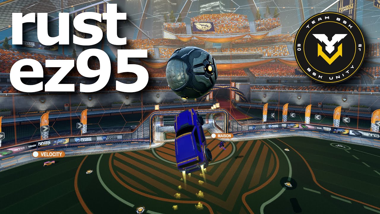 RUST EZ95 is a FAN FAVORITE (SSL 2v2 Rocket League)