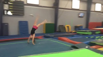 Training Skill: Front handspring front double twist