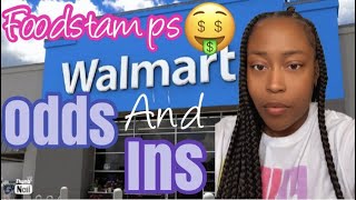 SHOP WITH TERESA AT WALMART FOR ODDS AND IN THINGS SPENDING FOOD STAMPS
